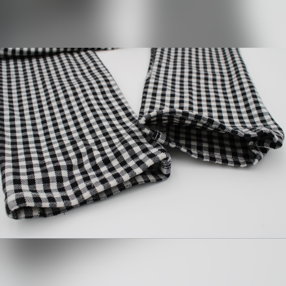 Lowry's Farm Black & White Checker Cropped Jeans – Women’s XS - Picture 3 of 6
